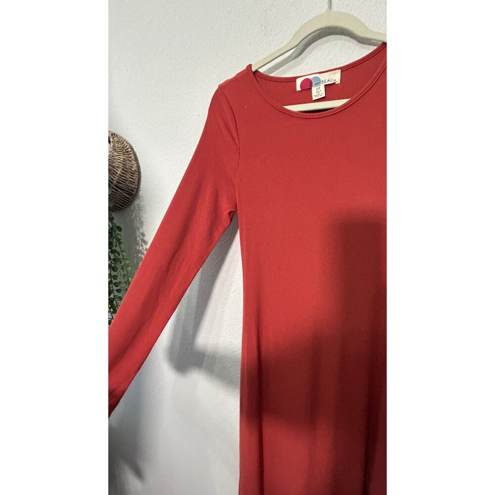 NEW Free People Aubre Open-Back Essential Maxi Chili Oil Terracotta Color Size S - Picture 5 of 9